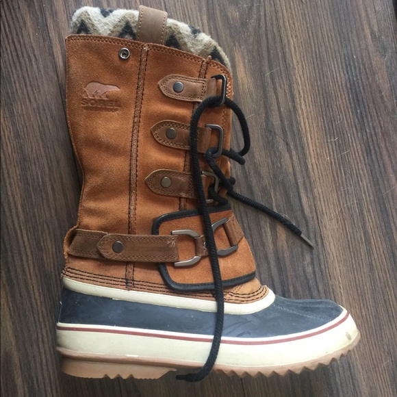 SOREL Women’s Joan of Ark Knit II, Elk Size 9 - Picture 5 of 6